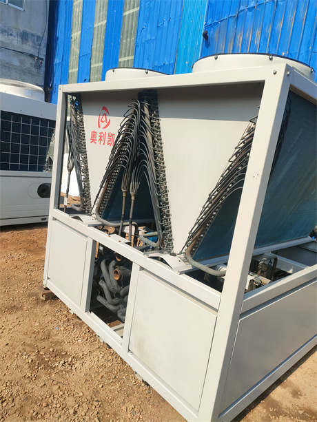 二手低环境温度空气源热泵冷水机组回收